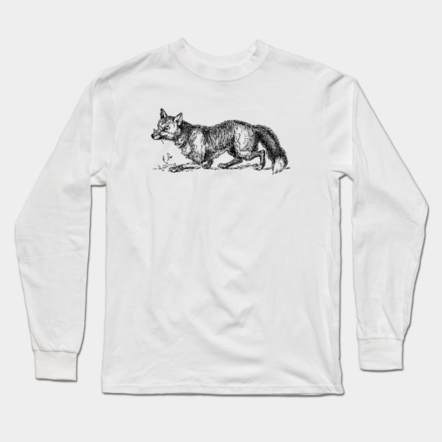 Fox Long Sleeve T-Shirt by scdesigns